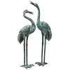 Bronze Crane Statues, Large