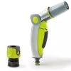 G.F. Italia 3 Jet Metal Hose Nozzle With Quick Connector Green