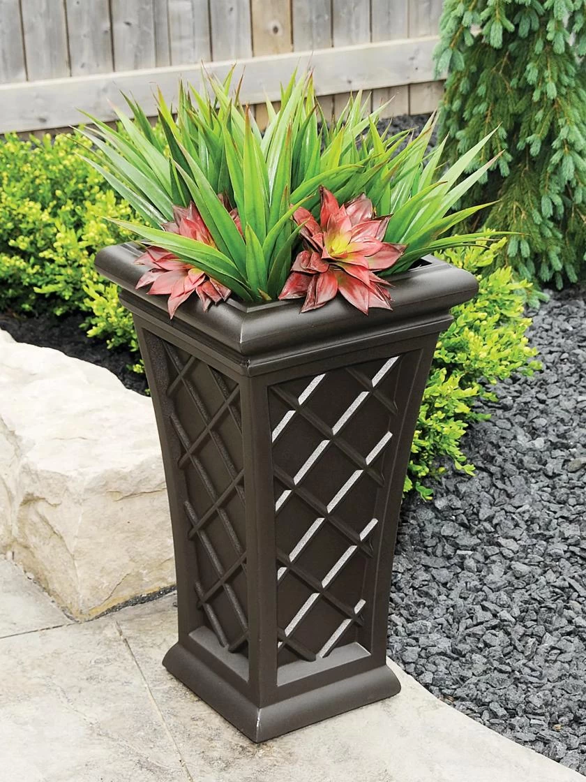Carolina Self-Watering Tall Planter, 28" - Image 3