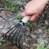 Nisaku Japanese Stainless Steel Garden Claw Rake And Cultivator