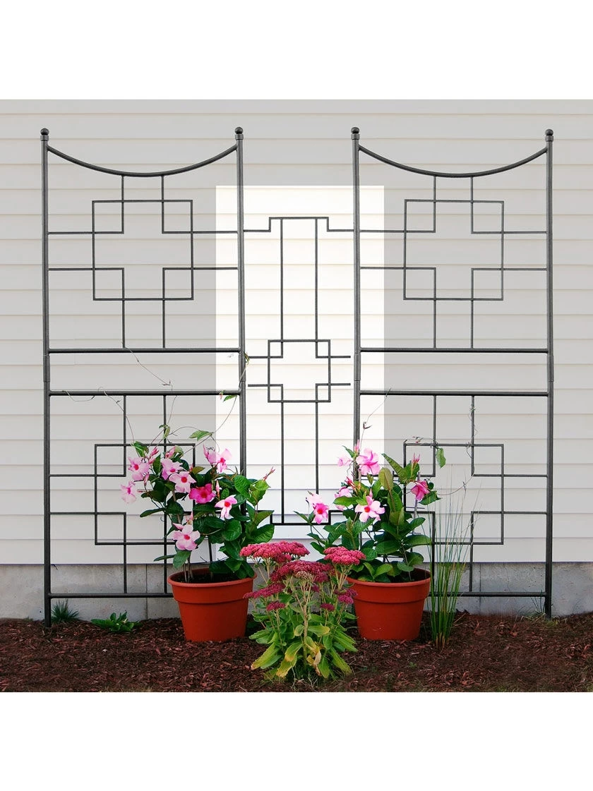 Achla Designs Square-on-Squares Center Link Trellis - Image 2
