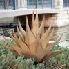 Desert Steel Sharkskin Agave Sculpture