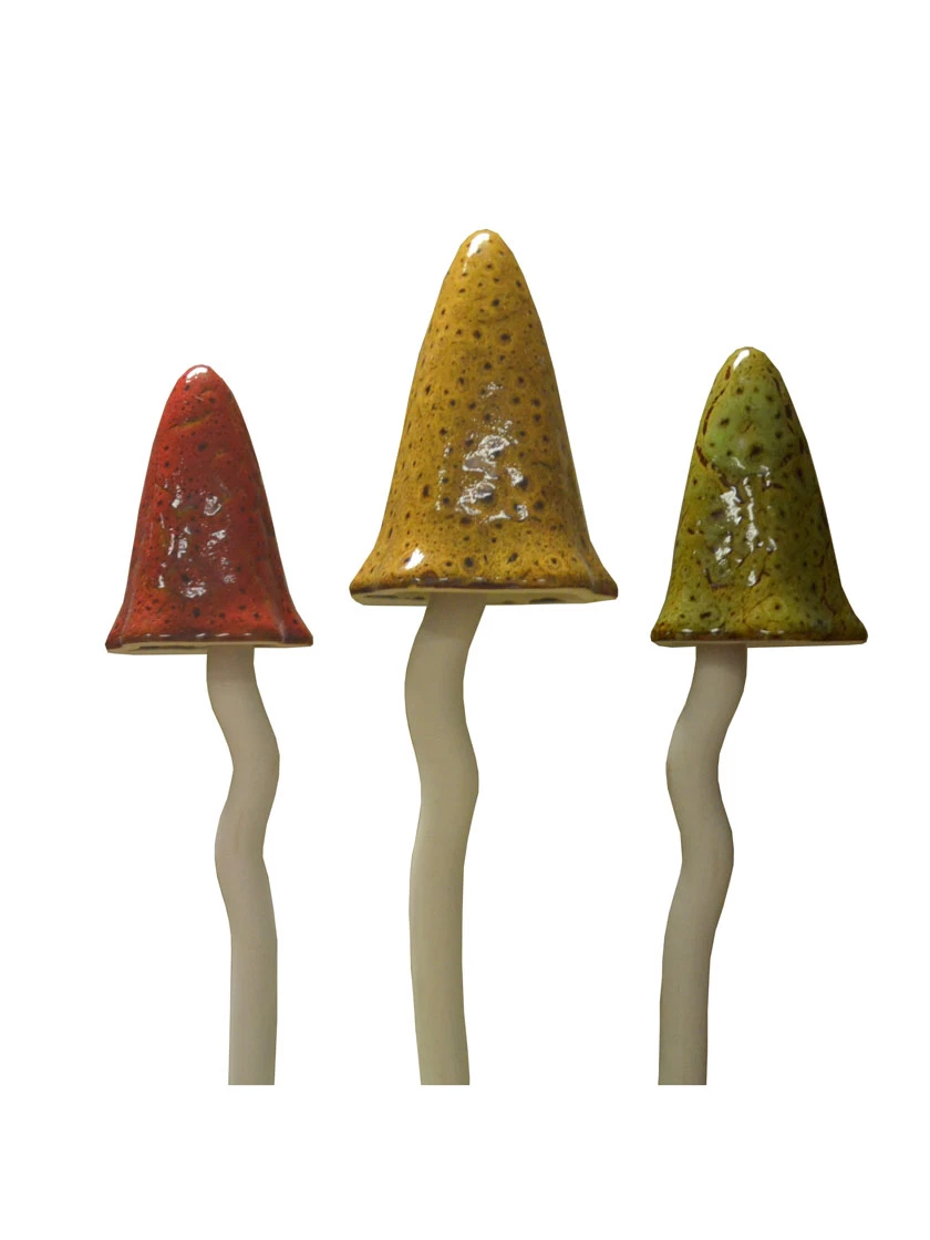 Potting Shed Tinkling Toadstool Sculptures, Set Of 3 - Image 8