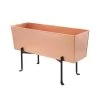 Achla Designs Copper Flower Box With Folding Stand