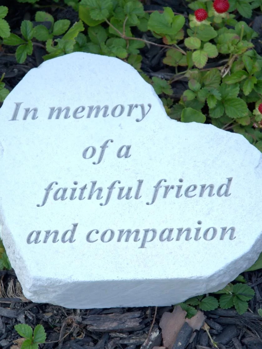 In Memory Of A Faithful Friend Memorial Stone - Image 2